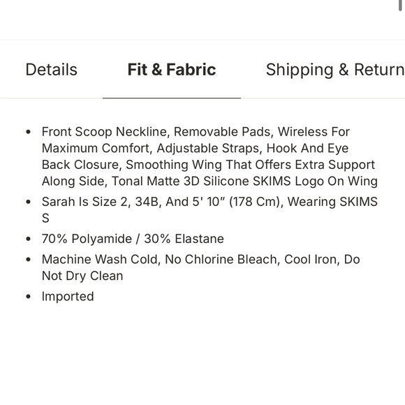 Skims Naked Scoop Bralette - Picture 2 of 6